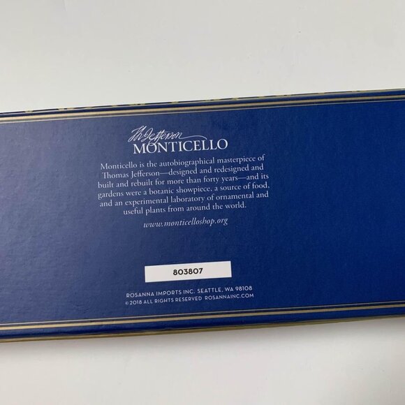 Rosanna Imports Music Ceramic Desk Tray Plate Decor in Box - Picture 6 of 6